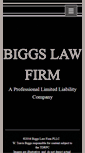 Mobile Screenshot of biggslaw.com